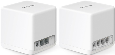 Бесшовный Mesh роутер MERCUSYS Halo H60X (2-pack) Белый