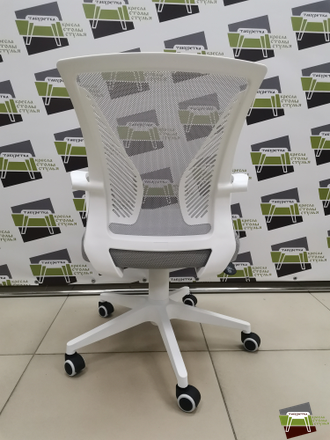 Кресло M-800 Энжел/Angel white pl E71 (серебристый) UTFC