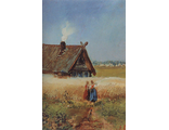 Кутузовская изба в Филях, по мотивам картины Саврасова А.К. (алмазная мозаика) mp-mz-mo avmn (копия)