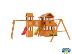 Детская площадка IgraGrad Клубный домик Макси с трубой Томск