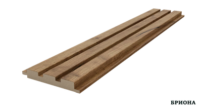 ПАНЕЛЬ СТЕНОВАЯ РЕЕЧНАЯ  МДФ Дуб Крафт Табачный  2800X119X16
