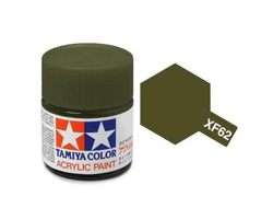 Tamiya: Краска акриловая XF-62 "Olive Drab"
