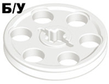 ! Б/У - Technic Wedge Belt Wheel Pulley, White (4185 / 6173194) - Б/У
