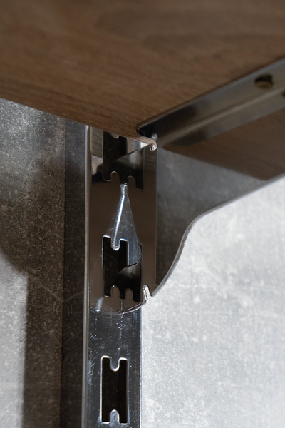 (ПУП0102) Полка универсальная "Trio"  в интерьер (цвет дуб сонома)