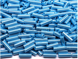 СТЕКЛЯРУС  PRECIOSA 3` (6.8-7мм) - 50г - 68020 НЕПРОЗРАЧНЫЙ БЛЕСТЯЩИЙ ГОЛУБОЙ