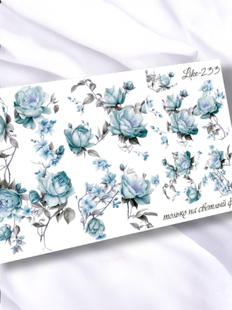 Слайдер-дизайн для ногтей LIKE-233