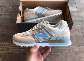 Крооссовки New Balance 574 Brown/Blue