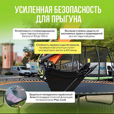 Батут Hasttings Superfly X 12ft