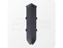 Угол внутренний для алюминиевого плинтуса 60 мм. NEEXY AKBD60-SA Муар антрацит