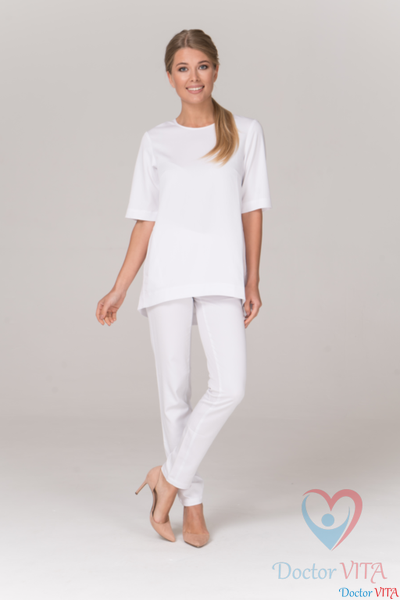 ТУНИКА МЕДИЦИНСКАЯ DR.SUPER "HELEN" БЕЛАЯ
