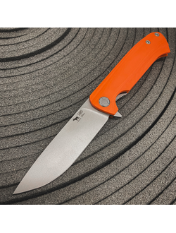 складной нож чиж double оранжевый фото 1