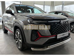 Защита переднего бампера двойная Папа Тюнинг d60/42 для Changan CS35 Plus 2023-