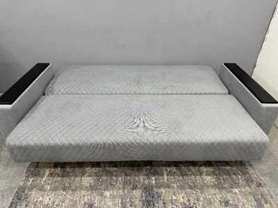 Комплект | Диван  книжка с накладками МДФ + Кресло для отдыха (З)