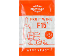 Дрожжи винные "Beervingem" Fruit Wine F15, 5 г