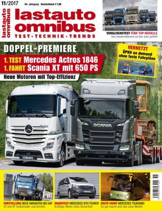 Lastauto Omnibus Magazine November 2017 Иностранные журналы об автомобилях, Intpressshop