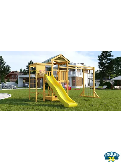 Детская площадка Савушка Мастер 4 Plus (горка 3 метра)