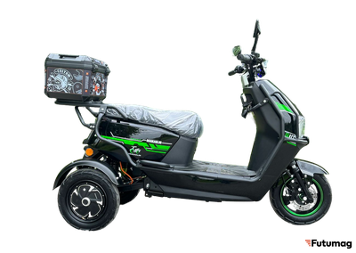 Электроскутер трехколесный электротрицикл MAIKOLIN G18