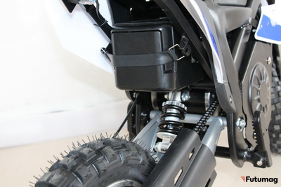 Электромотоцикл GreenCamel Питбайк DB300, 36V 800W R10 быстросъемная батарея синий