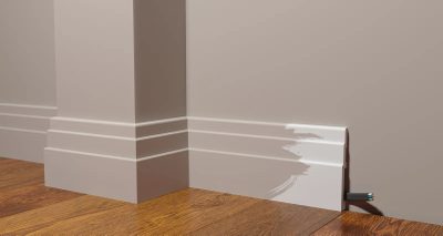 Напольный плинтус Decor-Dizayn DD705, для покраски, влагостойкий, ударопрочный, 2 метра