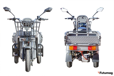 Грузовой электротрицикл Rutrike Баркас 740 60V1000W