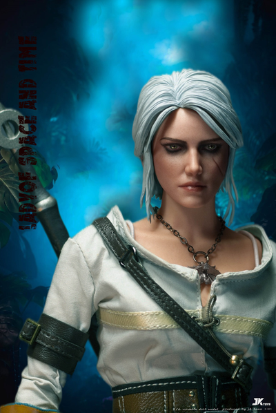 Цири (Цирилла, The Witcher III) - КОЛЛЕКЦИОННАЯ ФИГУРКА 1/6 Lady of space and time Ciri (K-001) - JKTOYS