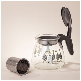 ЗАВАРОЧНЫЙ ЧАЙНИК С ФИЛЬТРОМ "ГУСИ" 900 МЛ.