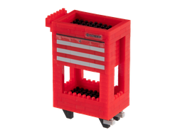 Конструктор пластмассовый бренда "KING TONY", тележка открытая KING TONY TS1006