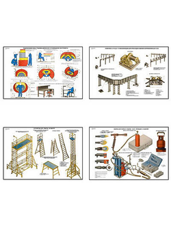 Плакаты ПРОФТЕХ "Инструменты, механизмы и приспособ. для электромонтаж. раб." (20 пл, винил, 70х100)