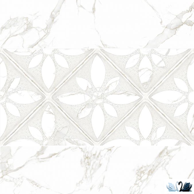 Плитка настенная Belani Alcazar Fresco Декор белый 30 х 60 см под мрамор, глянец Береза керамика