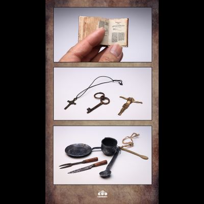 Средневековый монах - КОЛЛЕКЦИОННАЯ ФИГУРКА 1/6 SERIES OF EMPIRES MEDIEVAL PRIEST (SE131) - COOMODEL