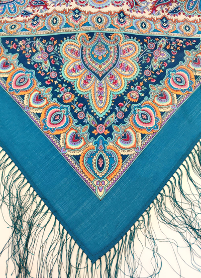 Павловопосадский платок Свет в окошке 1919-12