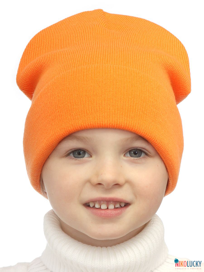 Шапка 22202-01 оранжевый 48-52