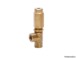 Клапан предохранительный VS 220; вход 3/8"г.  выход 3/8"г. 24 л/мин 250 бар