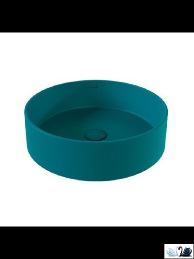 Раковина Creavit Loop Mint LP145 диаметром 45 см, Ментол, сине-зеленая, купить в магазине Marysя