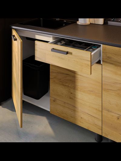 Абрау 2,0 м кухонный гарнитур Дуб золотой