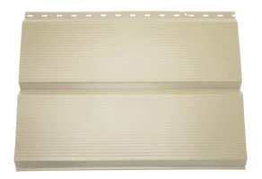 Металлосайдинг "Брус", светлая слоновая кость (0,45 мм)