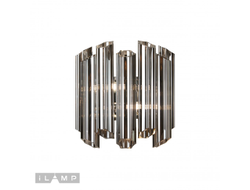 Настенный светильник iLamp Destiny MB0267-2B CHROME+SMOKY GRAY