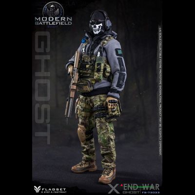 Саймон "Гоуст" Райли (Призрак, Ghost, Call of Duty Modern Warfare II) КОЛЛЕКЦИОННАЯ ФИГУРКА 1/6 scale END WAR GHOST (FS-73033) - FLAGSET