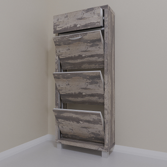 Обувница Айрон-3 Плюс (фасад ЛДСП)