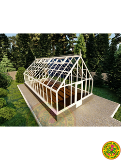 Базовая комплектация теплицы ЛАНКАСТЕР SL размером 4000 х 9000 мм