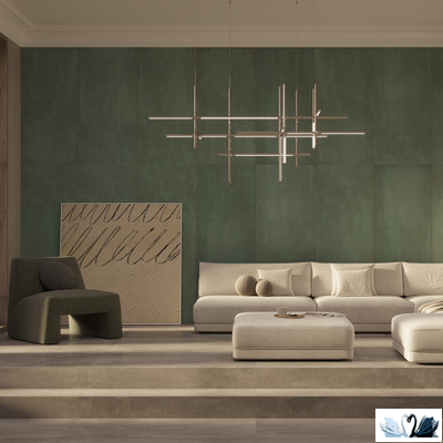 Керамогранит Creto Foil Verdigris Aqua 60х120 см