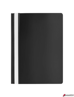 Скоросшиватель пластиковый STAFF, А4, 100/120 мкм, черный. 229239