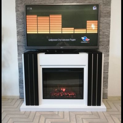 Электрокамин Монако WT с очагом Sparta 25.5 LED