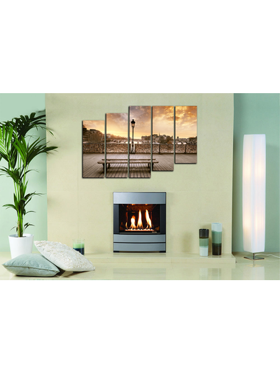 Модульная картина &quot;Скамья свиданий&quot;