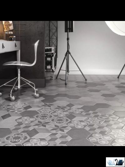 Керамогранит Kerama Marazzi Пуату 20x23 см серый матовый
