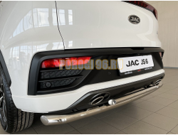 Защита заднего бампера двойная d60/42 для JAC JS6 2022-