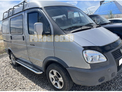 Пороги с накладным листом (на обе стороны) d53 ГАЗель Соболь