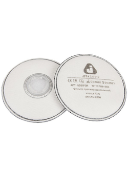 Предфильтры от пыли и аэрозолей P3R (2 шт.) 5521P3R Jeta Safety (аналог 3M-2138)