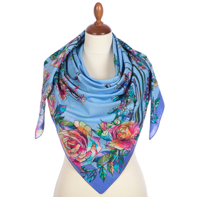 Павловопосадский платок 10602-13