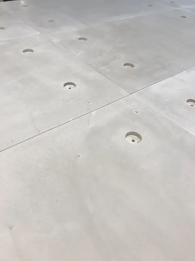 Внешний вид готовых панелей. Проверка геометрии на производстве.